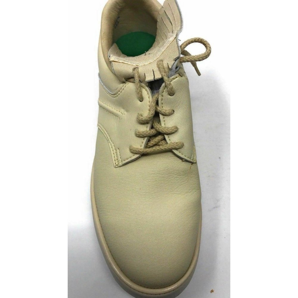 Vintage FOOTJOY Ultra-Joys Beige Leather Golf Shoes - Women's 7.5 - USA - Picture 10 of 10